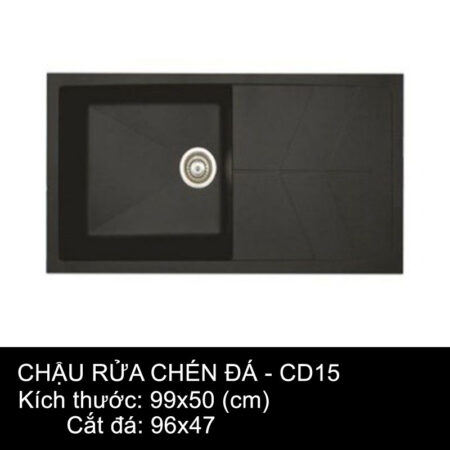 CD15 1 450x450 - Chậu rửa chén đá VN sản xuất CD15