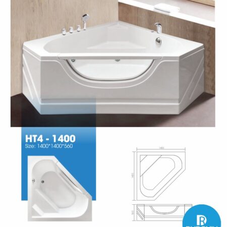 HT4 1400 2 450x450 - Bồn tắm kính HT4-1400